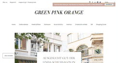 Desktop Screenshot of greenpinkorange.com